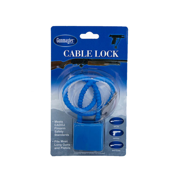 Gunmaster 15" Hardened Steel Cable Lock (CA DOJ Approved)