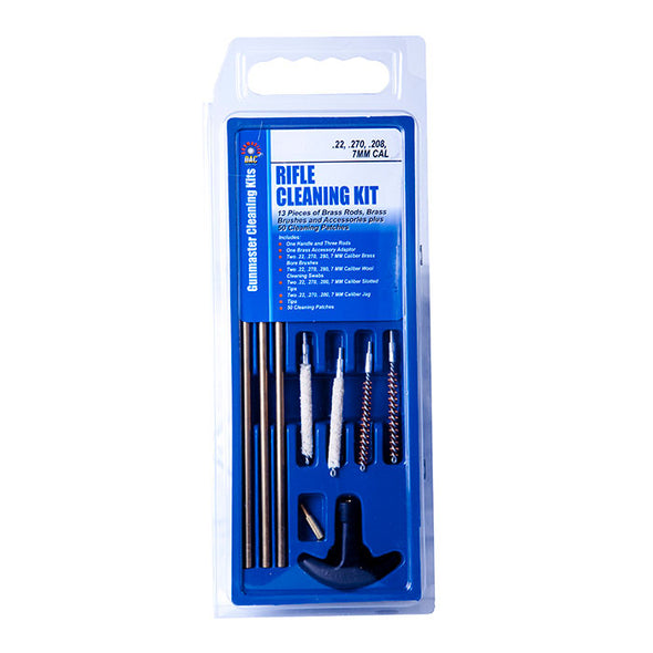 Gunmaster 13pc .22-.280cal Rifle Cleaning Kit